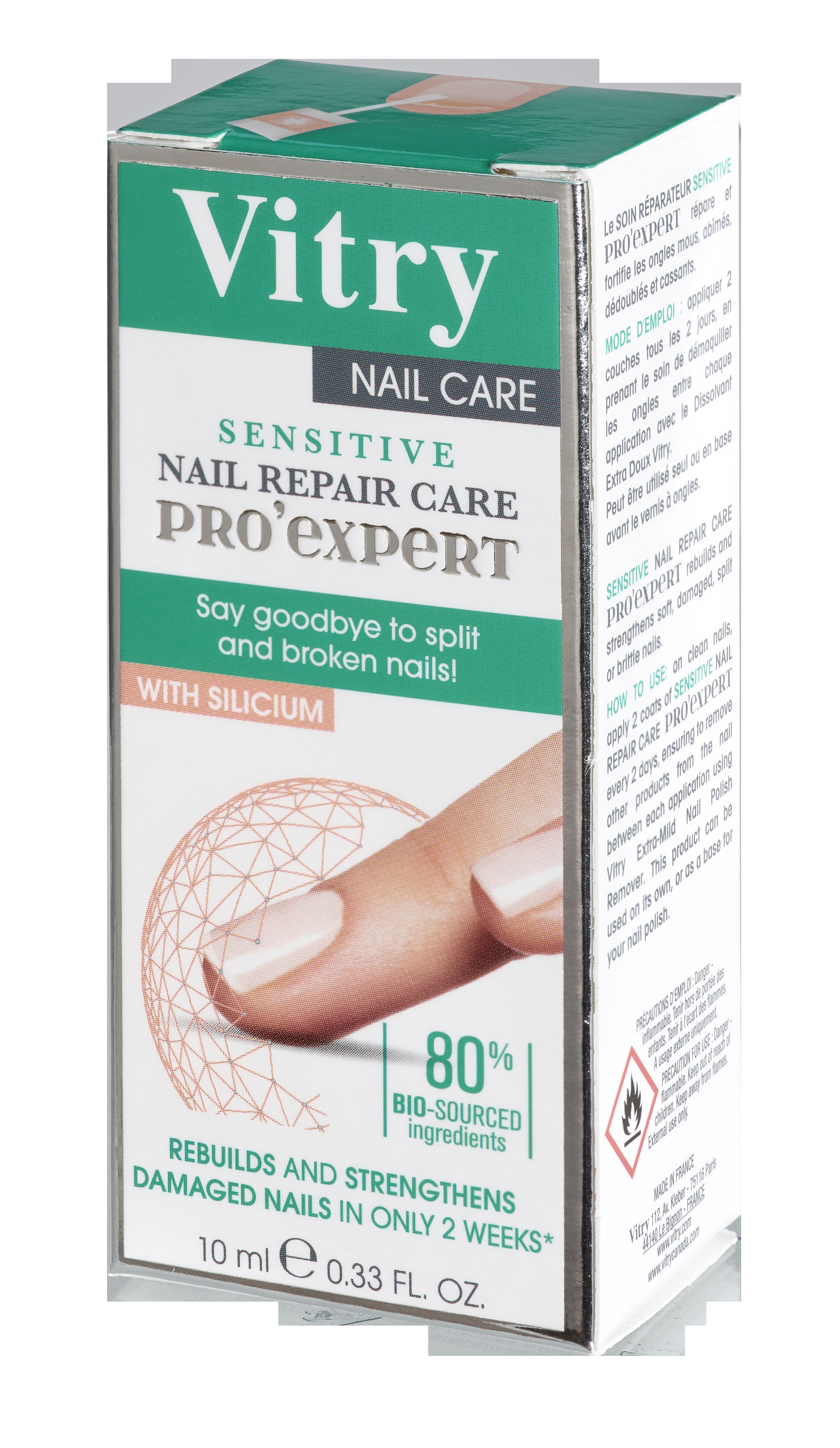 Köp Vitry Sensitive Nail Repair Care Pro Expert 10 ml Apohem