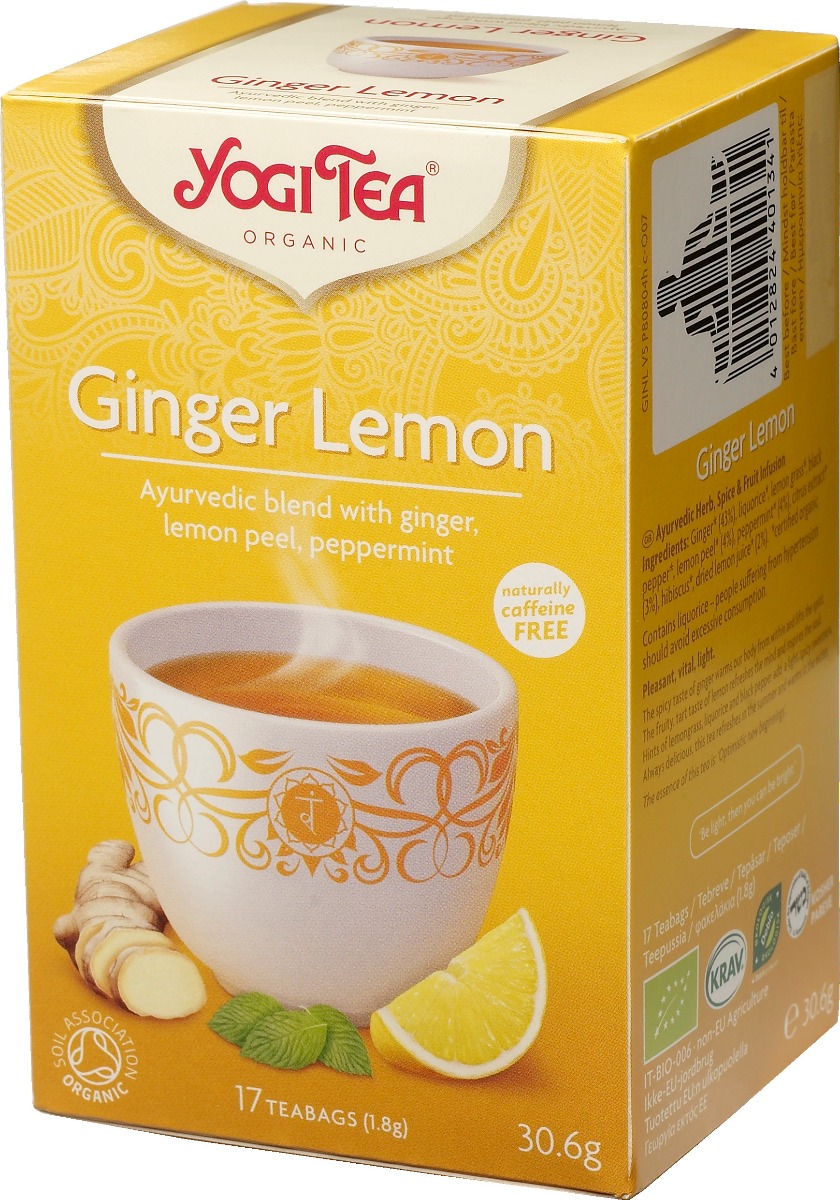 Köp Yogi Tea Ginger Lemon 31 G Apohem 9539