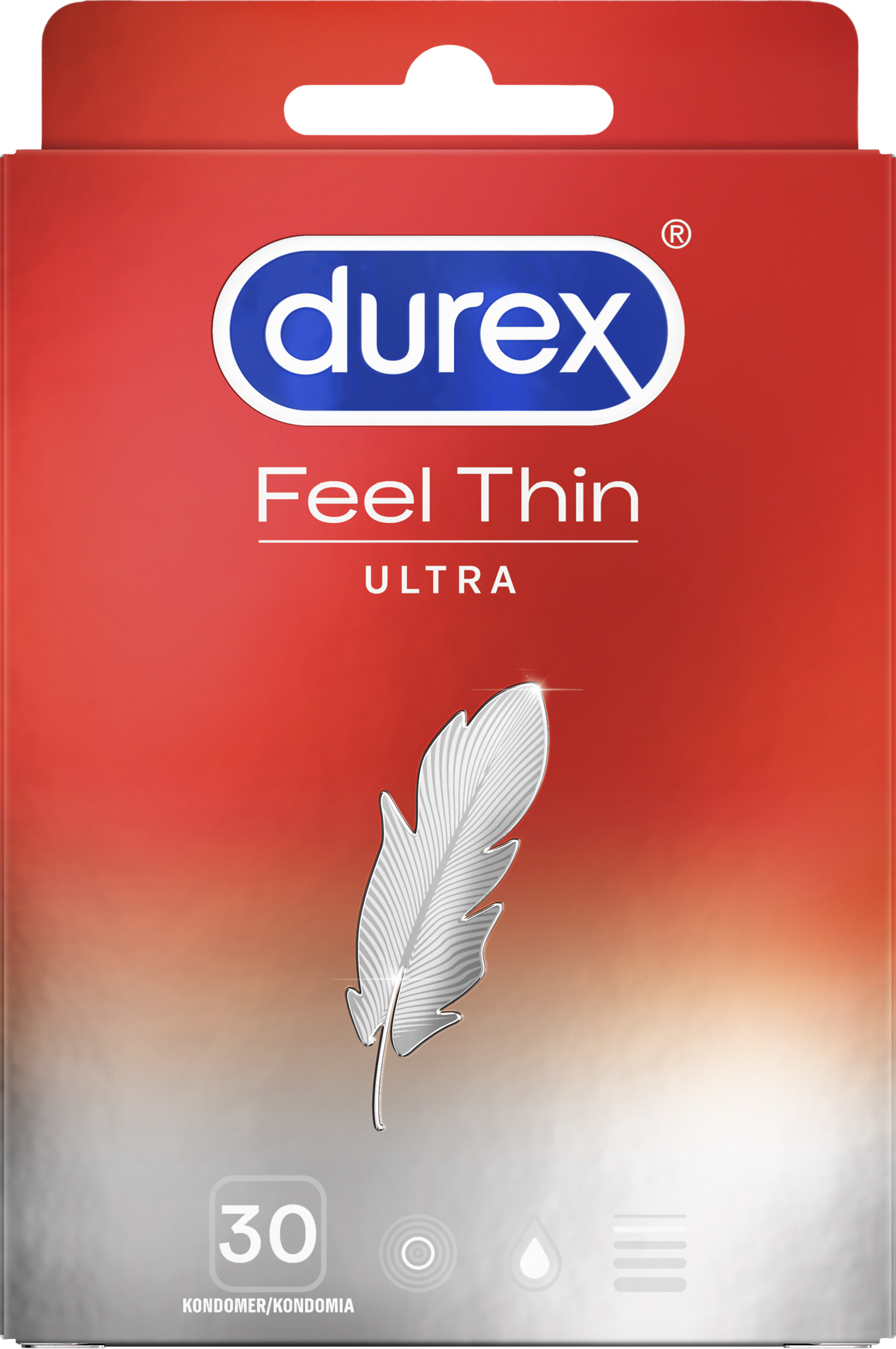 Köp Durex Feel Thin Ultra Big Pack 30 St Apohem