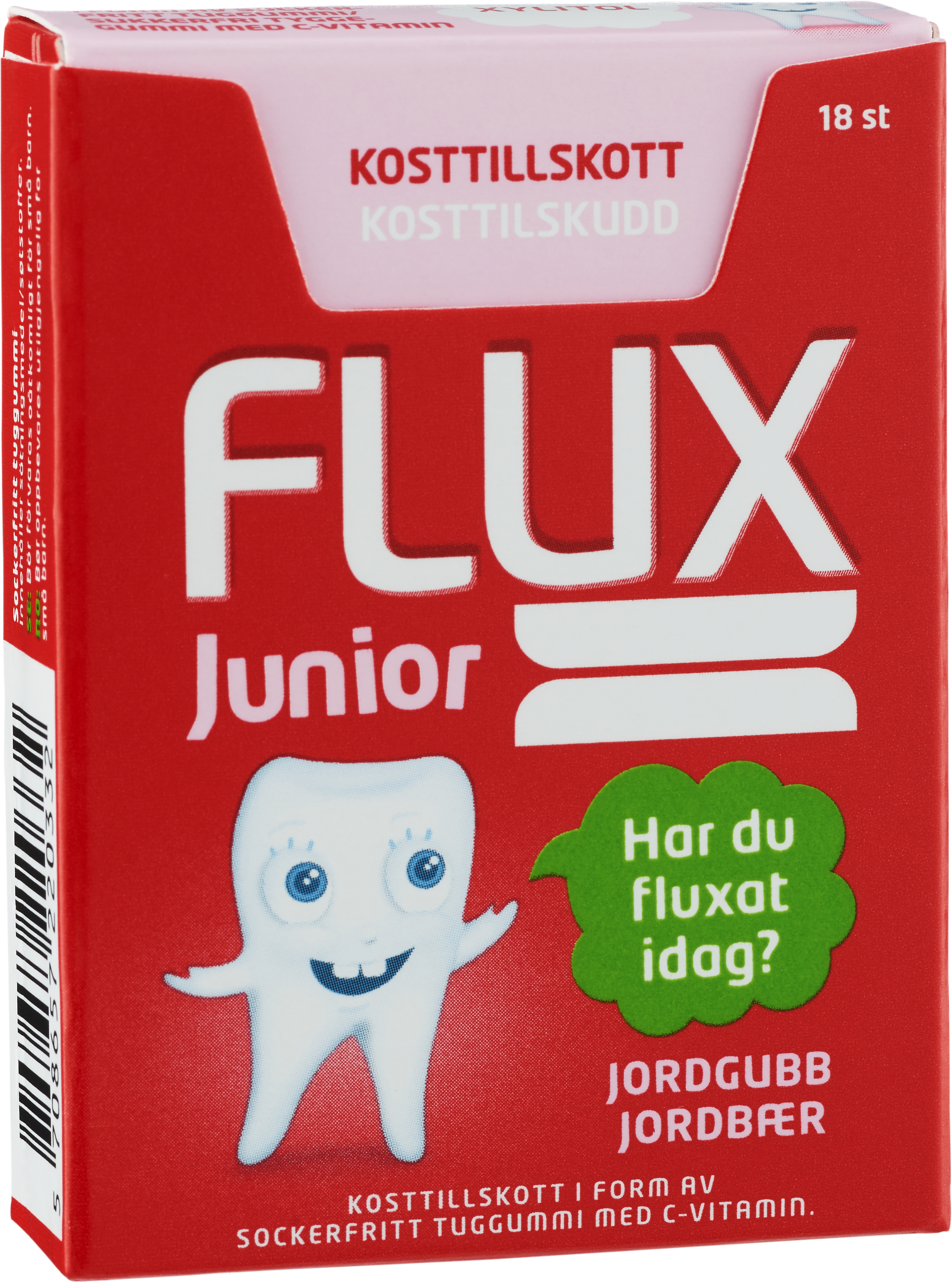 k-p-flux-junior-tuggummi-jordgubb-18-st-apohem