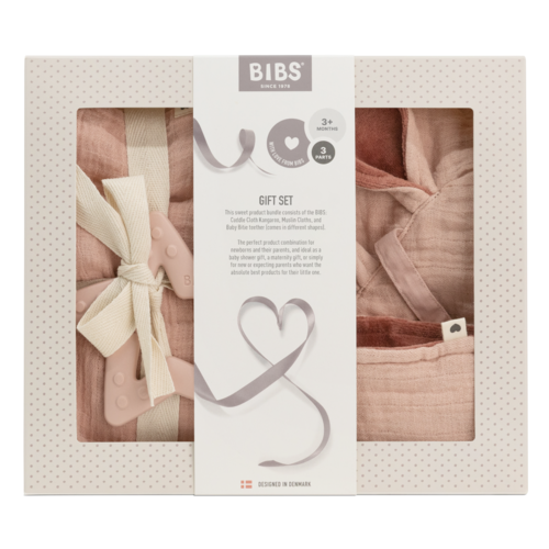 BIBS® Coffret cadeau lange Baby Shower Blush