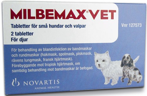 Köp Milbemax Små Hundar Valpar 2 | Apohem