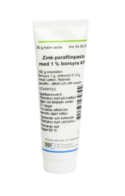 Köp APL Zink-paraffinpasta med borsyra, kutan pasta 1 % 30 g | Apohem