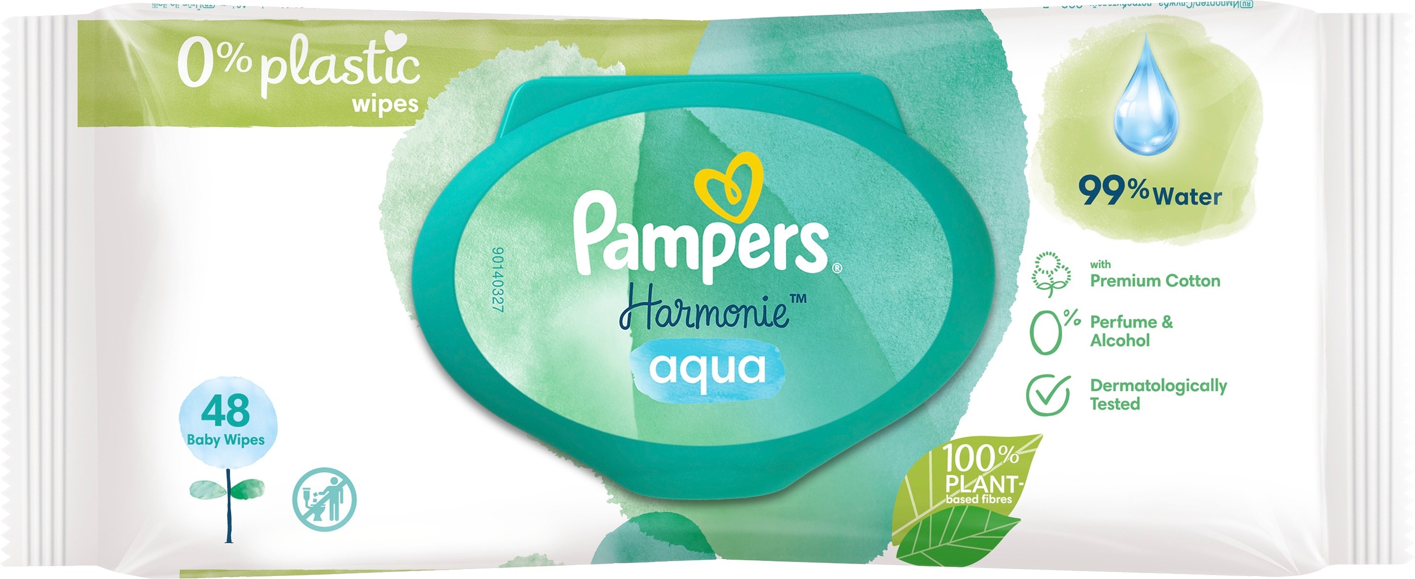 Pampers Aqua Harmonie 48 Lingettes