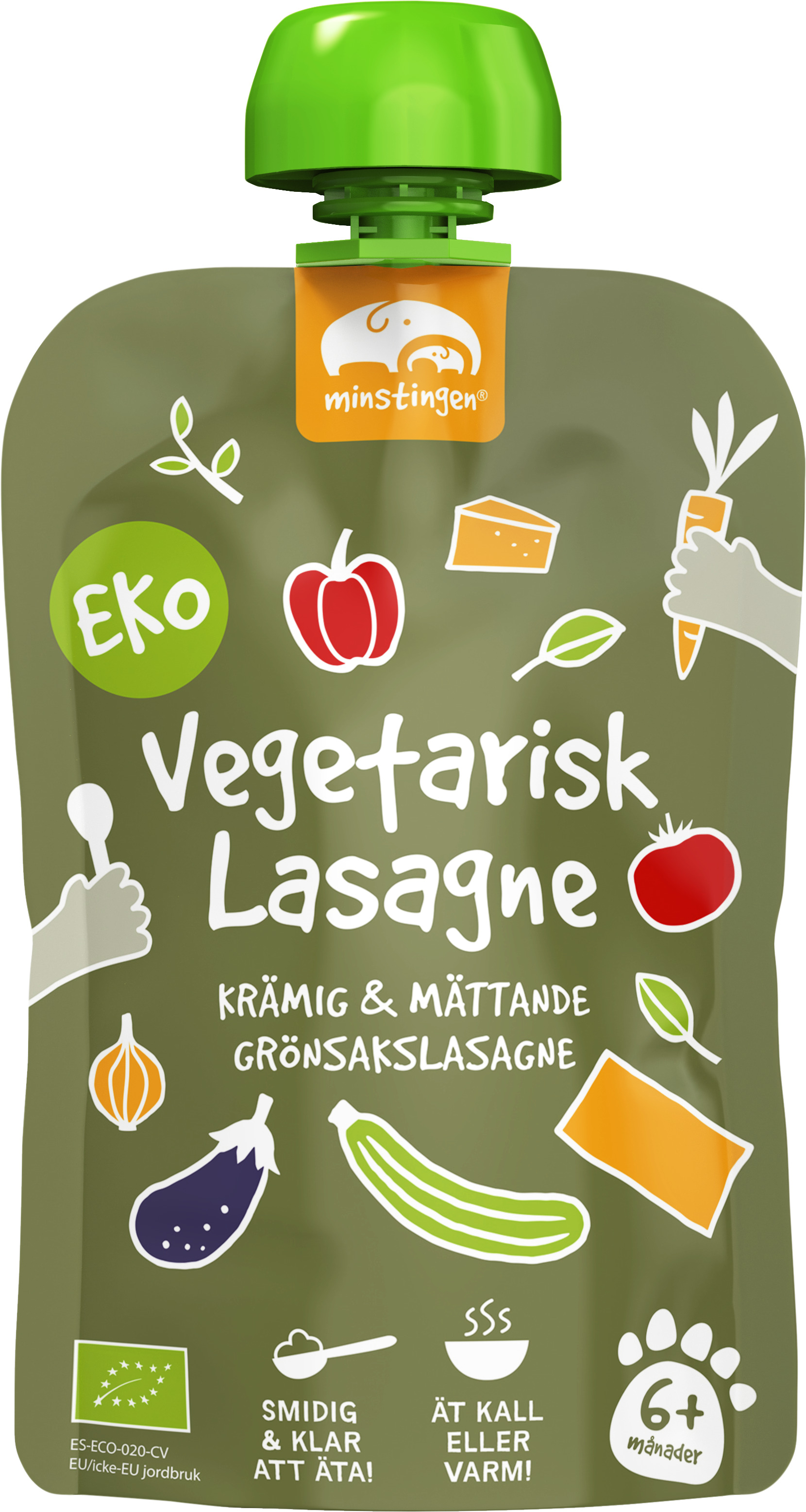 Köp Minstingen Klämmis Vegetarisk Lasagne 120 g | Apohem